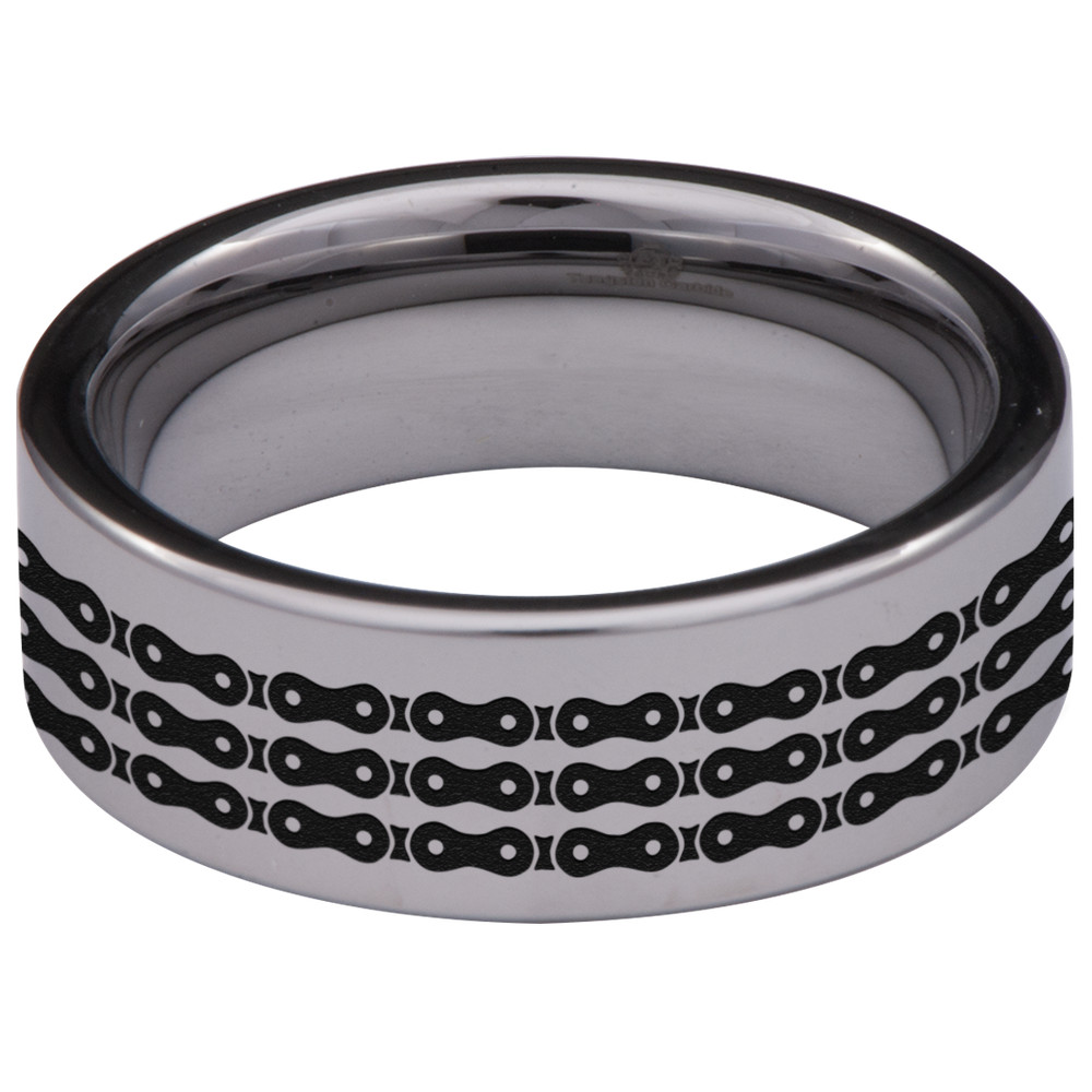 Bike Tungsten Carbide Ring