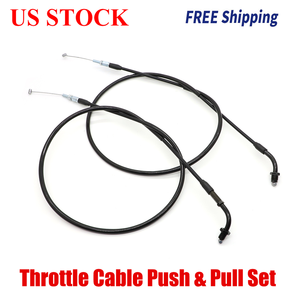 Throttle Cable Push & Pull Set For Honda CB400T Hawk CB450SC CM400A Hondamatic