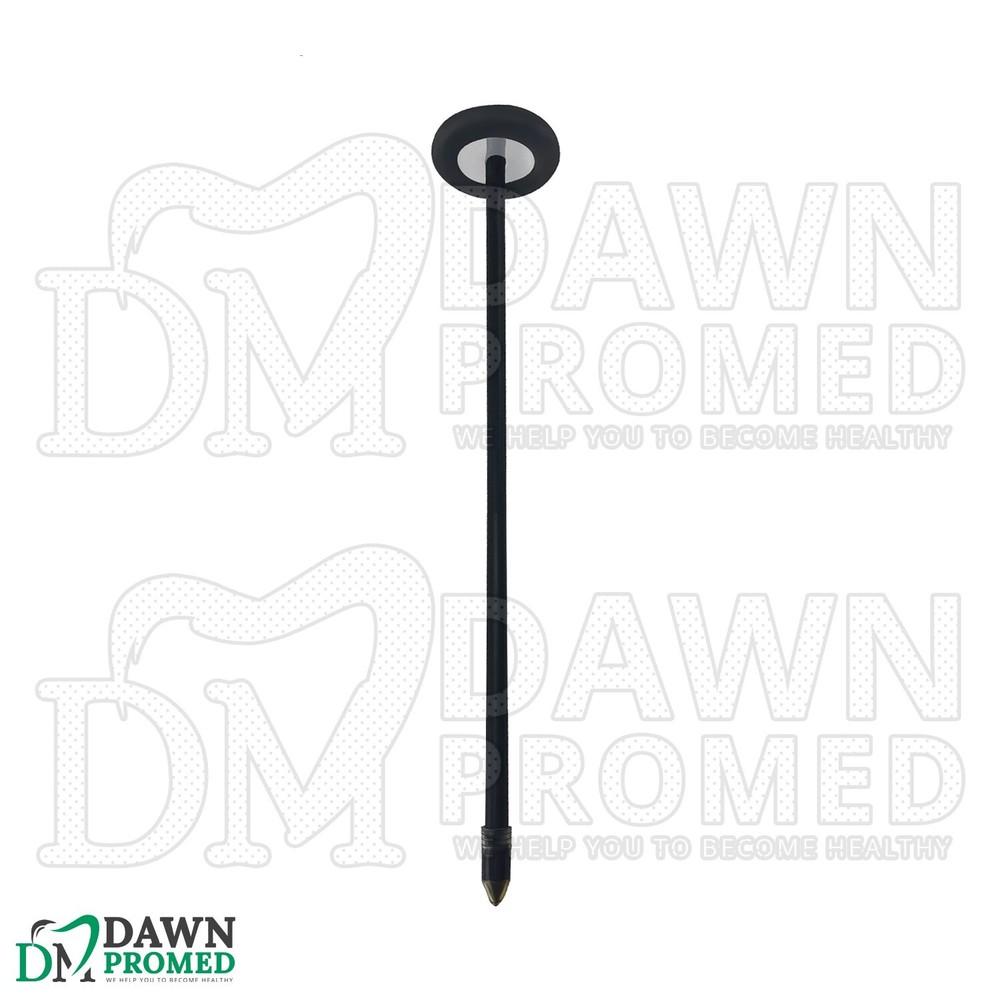 Queen Square Neurological Reflex Hammer Black 9" Short Plastic Handle Diagnostic