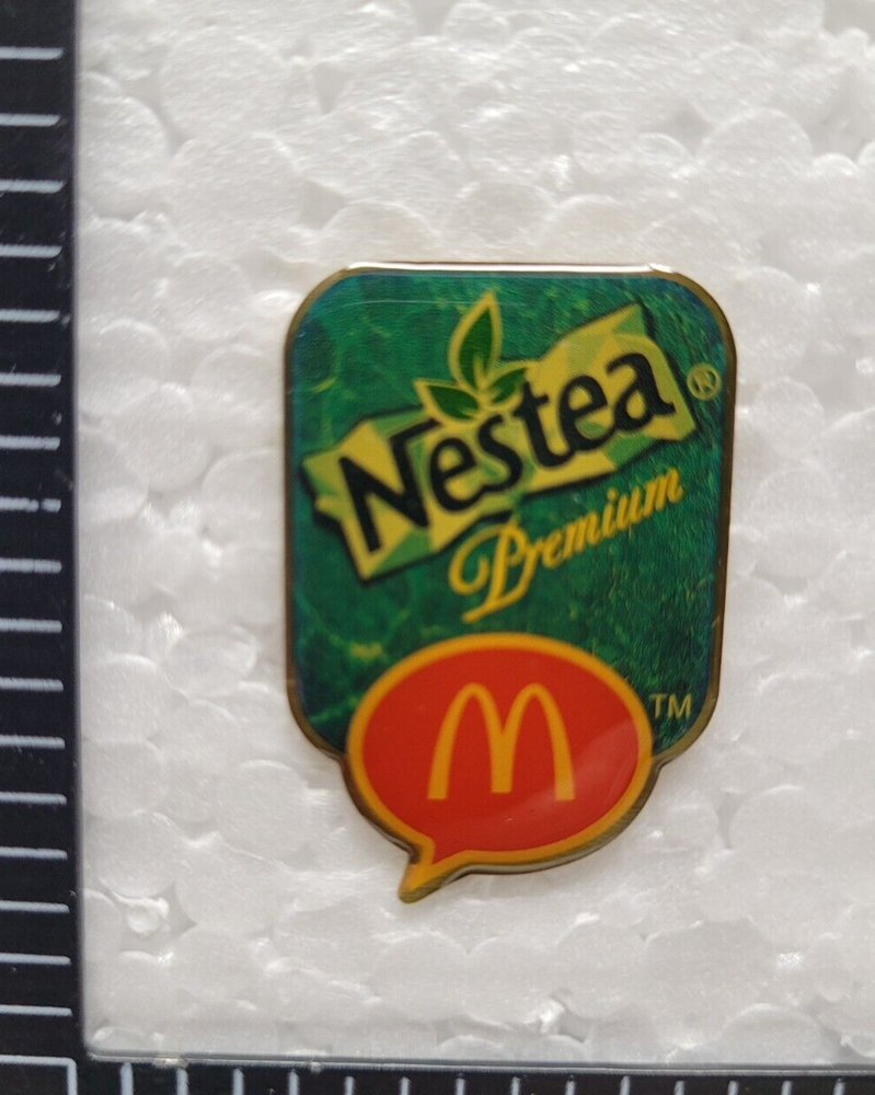 McDonald's LAPEL HAT CREW PIN NESTEA PREMIUM