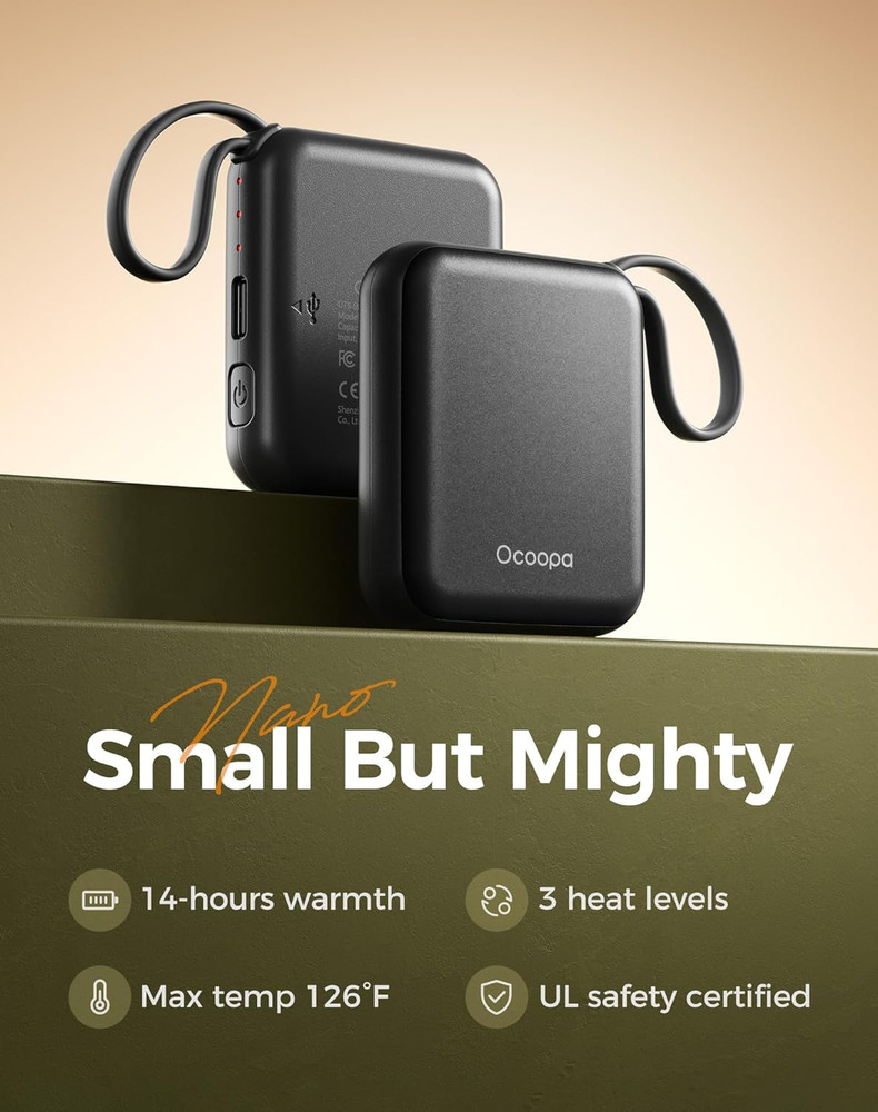 Hand Warmers Rechargeable, Smart Temp Control,100℉ -126℉, UL Safe, 7H*2 Long ...