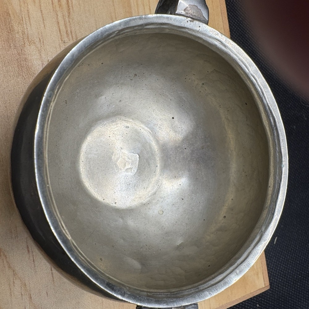Peruvian Solid Silver Bowl - Hand Hammered "Ekeko" - .950 / .925 - 3.5"