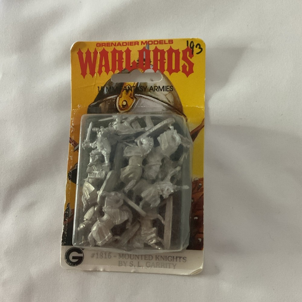 Grenadier Warlords Miniatures  15mm Mounted Knights  #1816 Pack