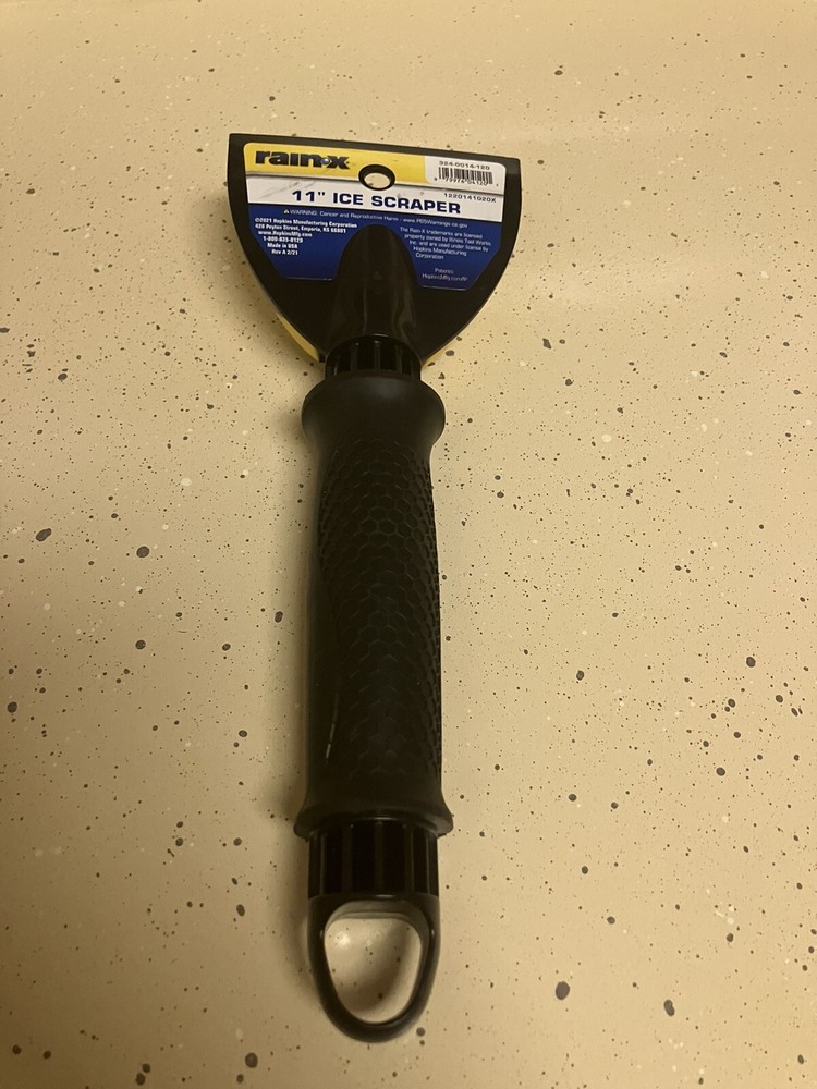 Bundle of 2 (1 Rainx ice Scraper 11” and 1 Ergonomic ice scraper 9”)