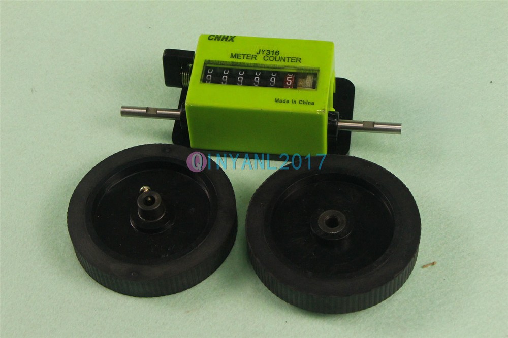 1PC JY316 6-Digit Mechanical Yard Counter Length Counter Rolling Wheel Decoder