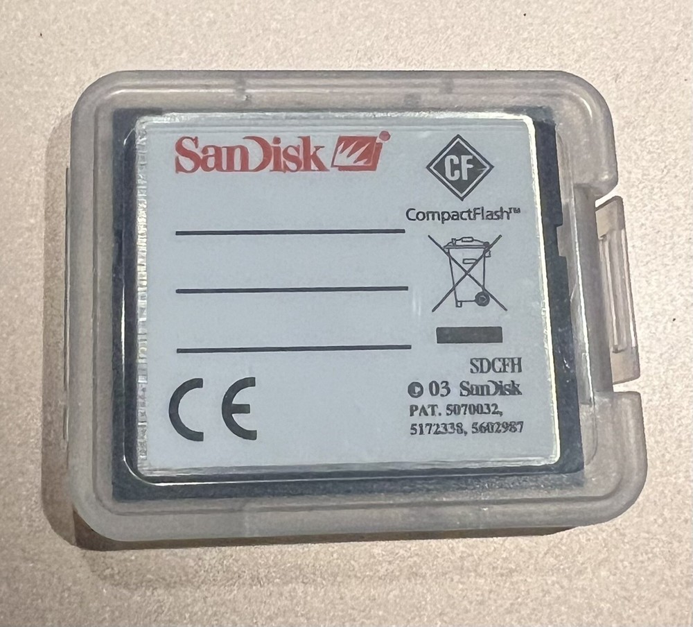 Set Of 2 -2.0GB CF Compact Flash Memory Cards