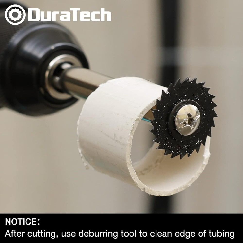 DURATECH inside Pipe Cutter with 2 Replaced Blades for PVC and Plastic Pipe