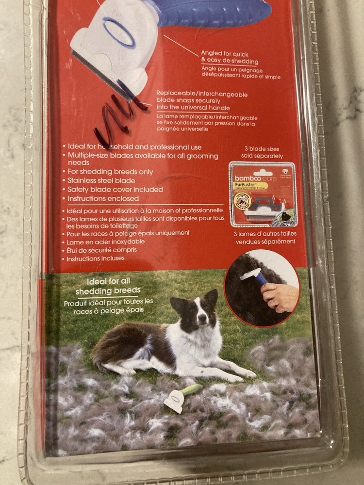 FURBUSTER by BAMBOO - de shedding tool Medium 2.75in