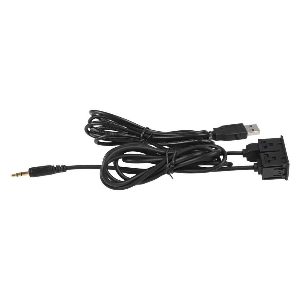 Flush Mount Connector Car AUX USB Adapter 12V Voltage Compatibility For Car