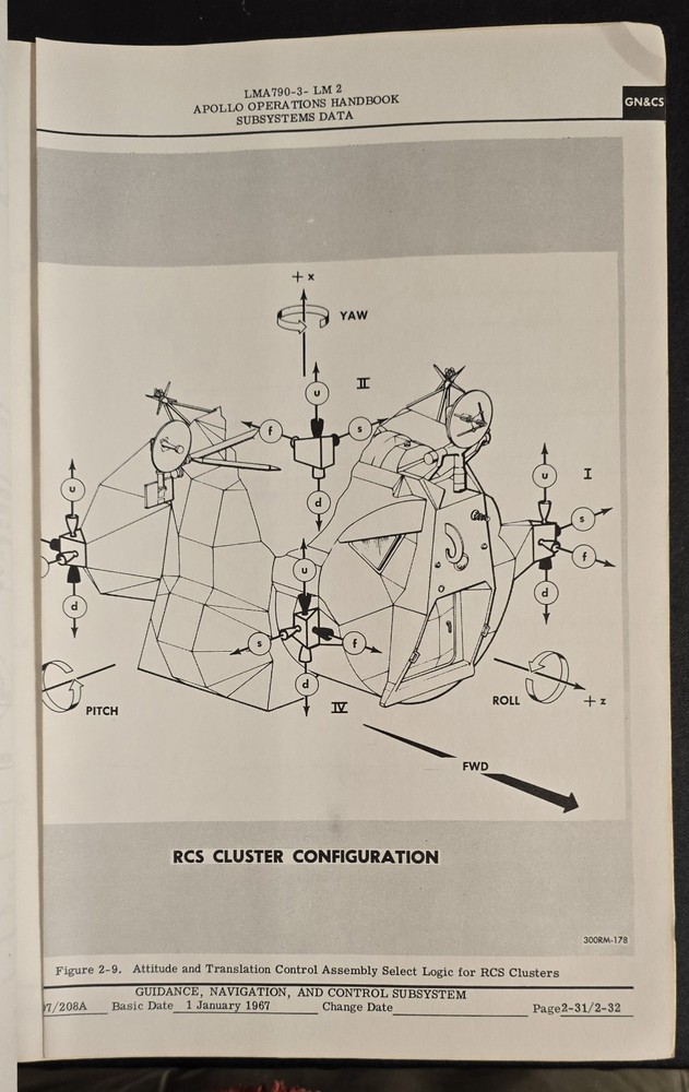 APOLLO 11 TEST LUNAR MODULE 2 SPACE SUIT TRAVEL NASA ROCKET OPERATIONS HANDBOOK