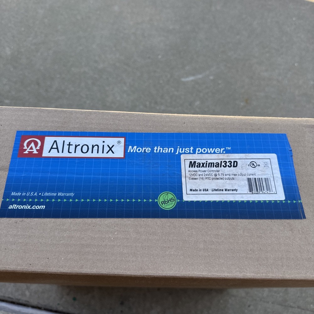 Altronix MAXIMAL33D MAXIMAL33D Access Power Module Control Panel Controller