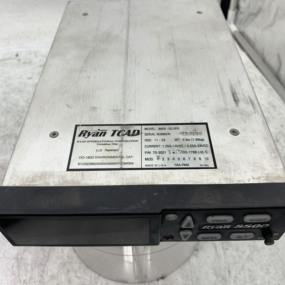 Ryan TCAD 8800. No Mounting Tray.