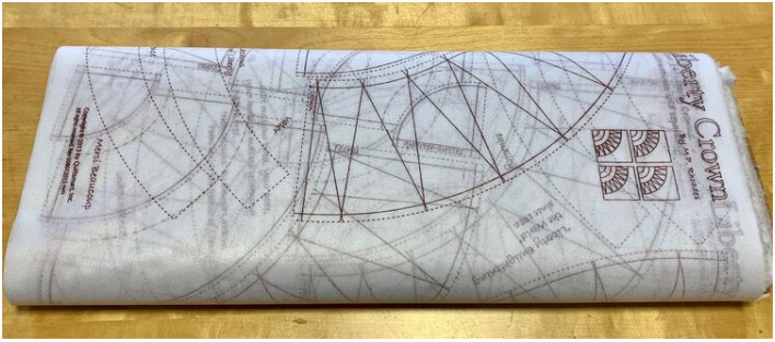 QUILTSMART LIBERTY CROWN Mattie Rhoades Pattern & Printed Interfacing NEW $52