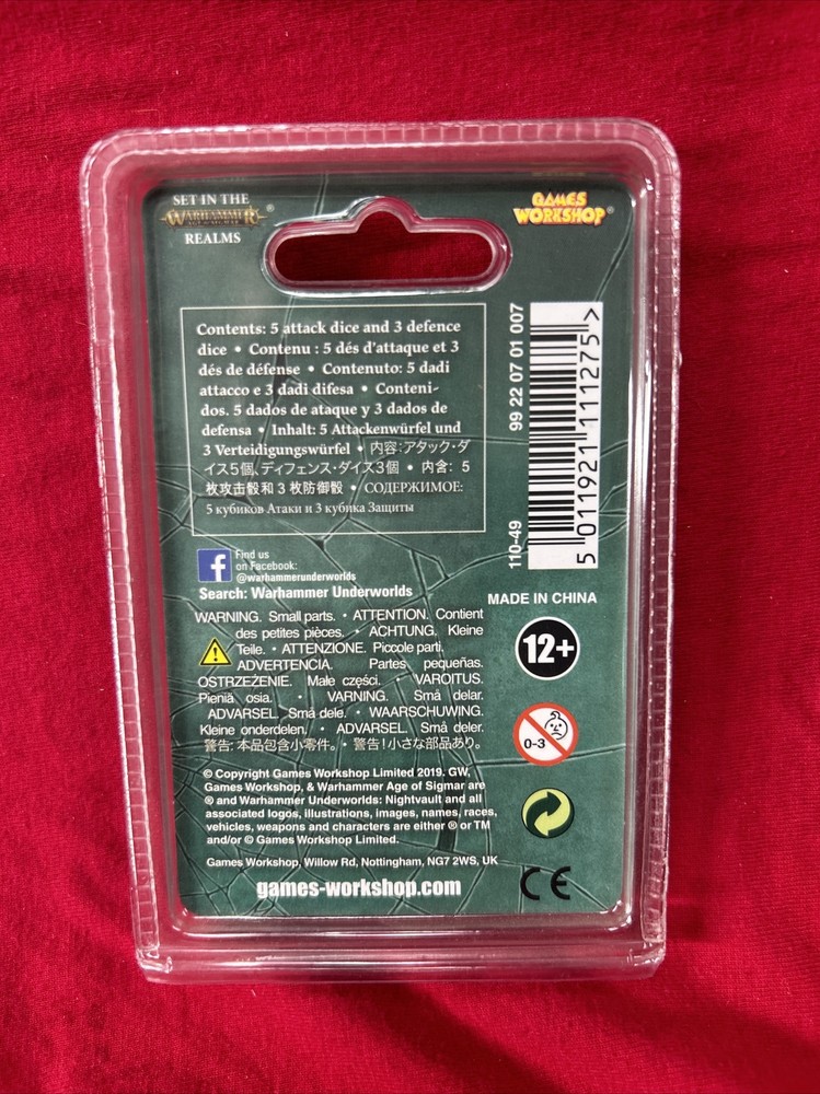 Warhammer Underworlds: Nightvault - Godsworn Hunt Dice Pack