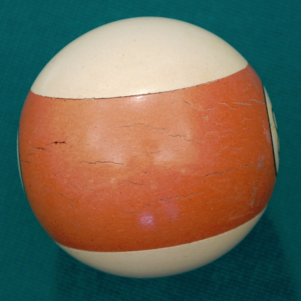 Vintage 2-1/4" Brunswick (BBC) Ivorylene Thirteen Ball