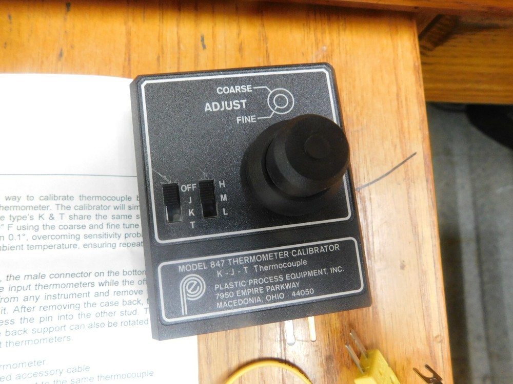 Plastic Process Equipment 847 Thermometer Calibrator