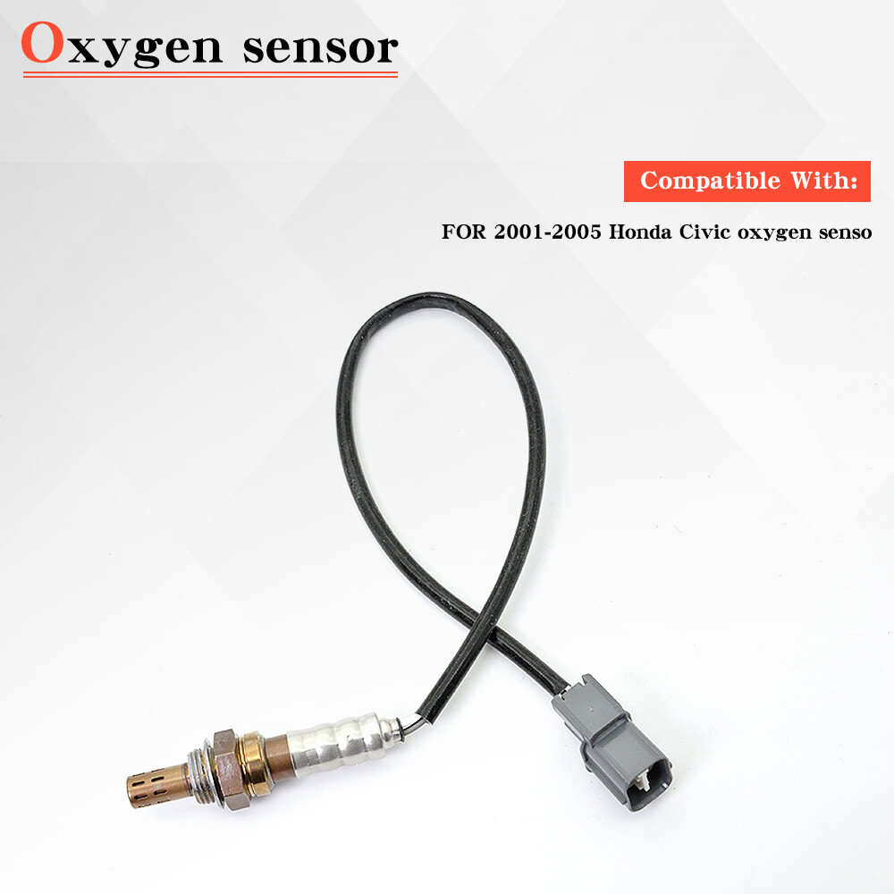 2PCS Sensor Oxygen O2 Front Sensor Rear & For 2001-2005 Honda 1.7L Civic
