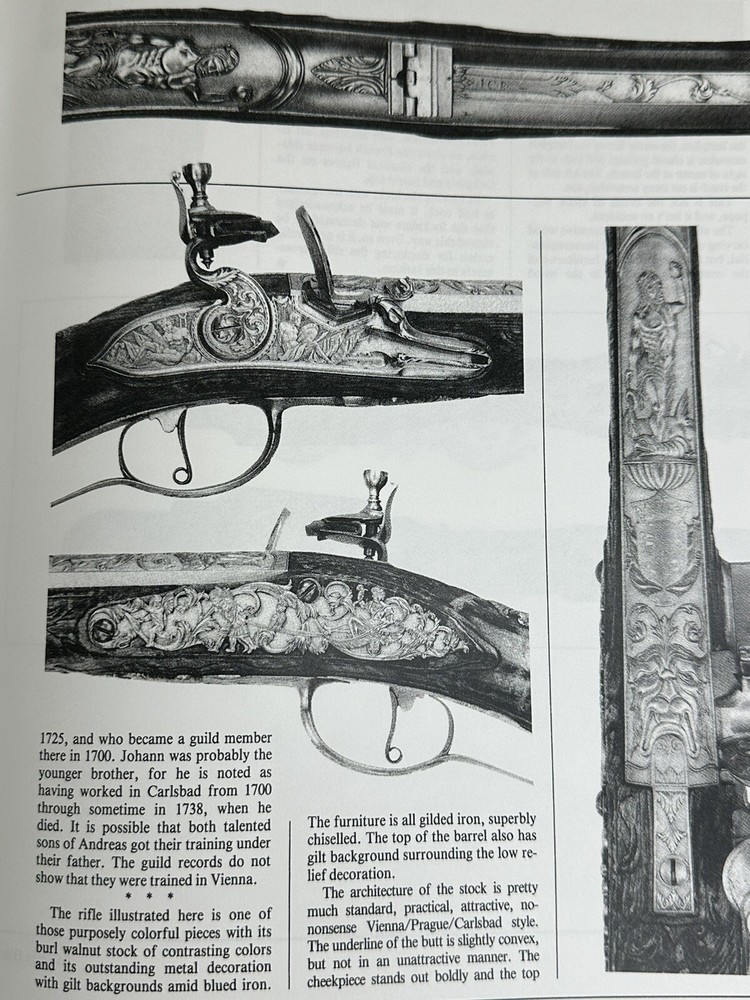 Vintage Muzzle Loading Cap & Ball JAEGER RIFLES GEORGE SHUMWAY 2N EDITION 2003