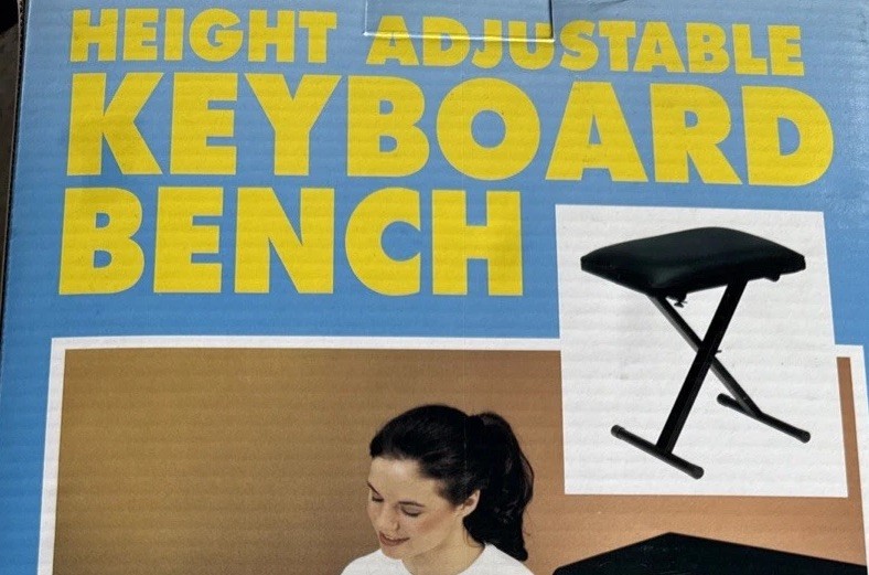 Height Adjustable Keyboard Bench