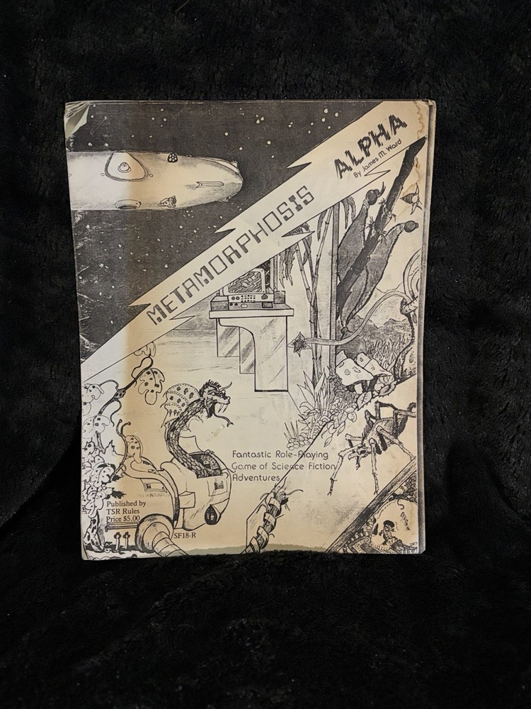 TSR Rules Metamorphosis Alpha Science Fiction Role Playing Game 1976
