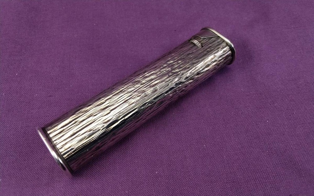 Overhauled Dunhill Rollagas lighter silver dress without box