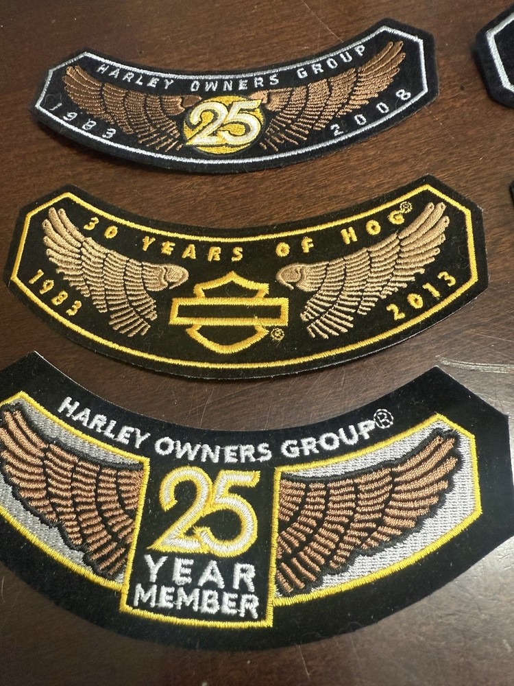 HARLEY OWNERS GROUP HOG Patch & Pin Lot Harley Davidson | 2000-2017 Incomplete