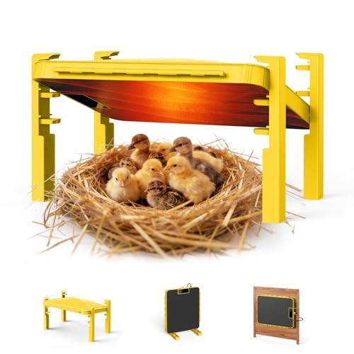 Brooder Plate for Chicks - Chick Heat Plate Brooder Heater Chicken Coop Yellow