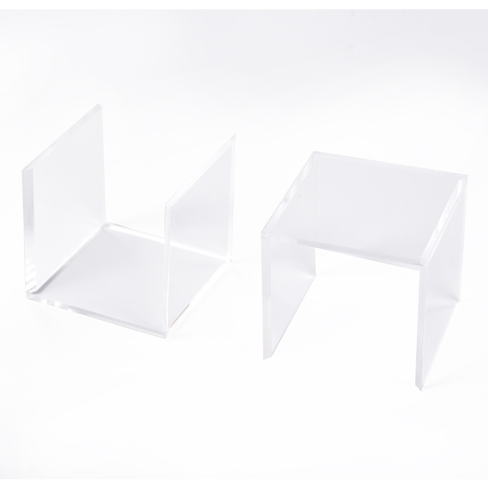 Clear Golf Ball Display Plastic Case Cube Square Stackable Holder Autograph