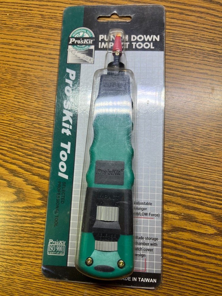 Eclipse  CP-3150, Data Jacks 110 & Telco 66 Hand Punch Down Termination Tool,