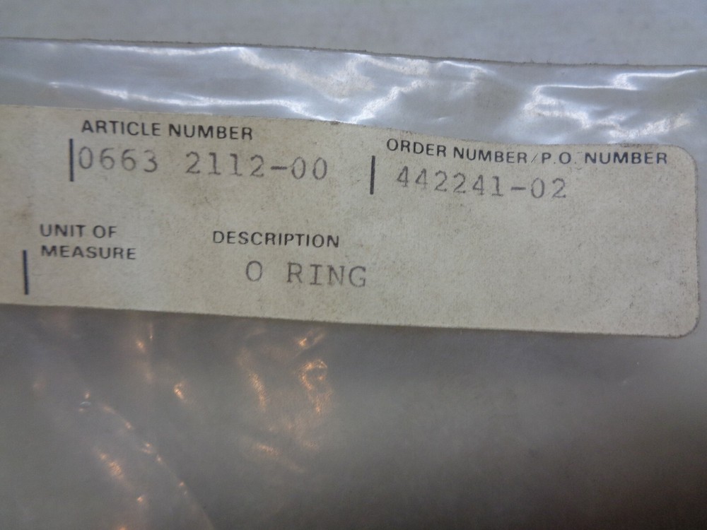 Atlas Copco O-Ring 0663211200