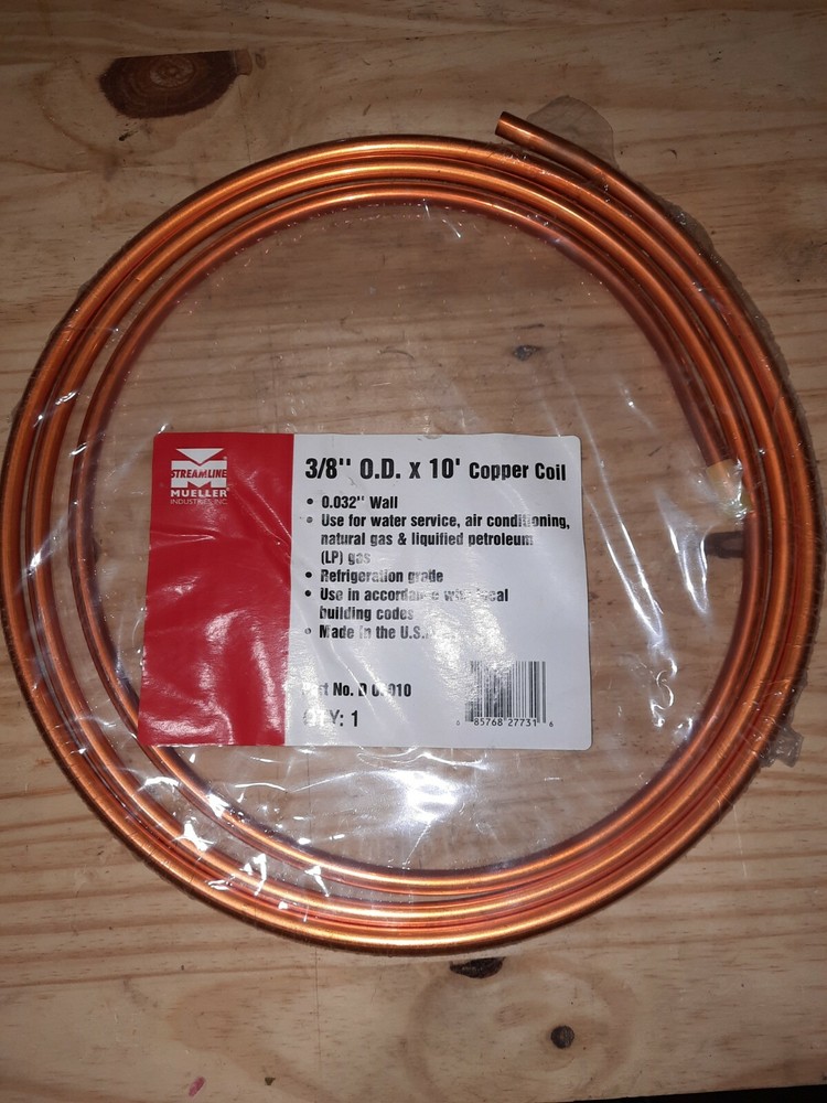3/8"ODX10' REFRIG TUBING