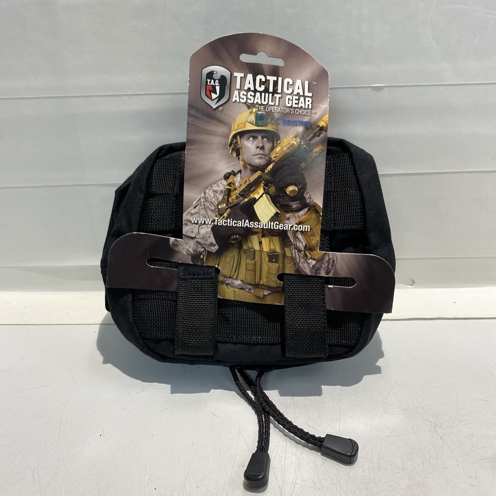 Molle Pouch Black ( TAG ) Tactical Assault Gear General Purpose