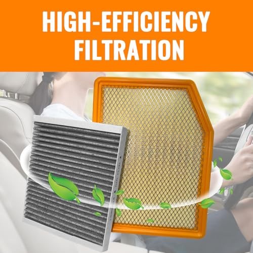 Engine Compartment Air Filter Kit for 2019-2025 Silverado/Sierra 1500, for
