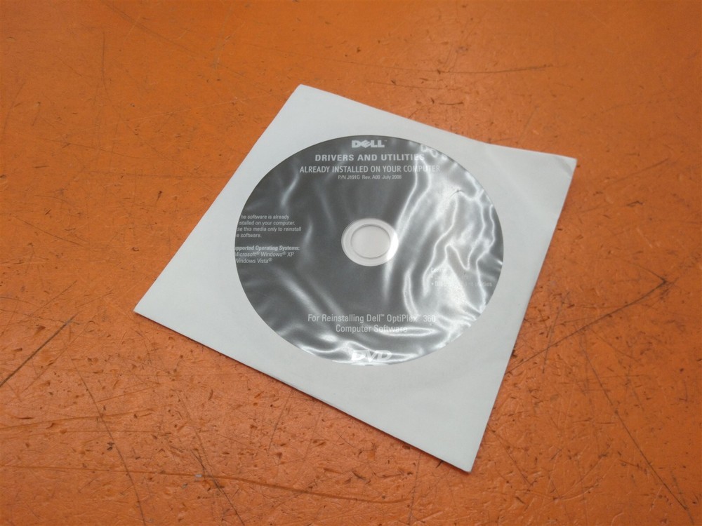 ⭐️⭐️⭐️⭐️⭐️ PC CD Disc Dell Drivers And Utilities For Reinstalling OptiPlex 360
