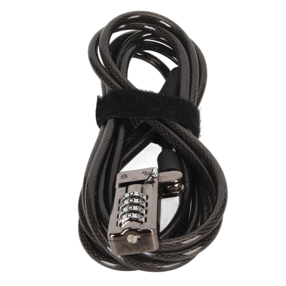 Laptop Lock 4 Digit Cipher Durable Portable Computer Security Cable with Lock