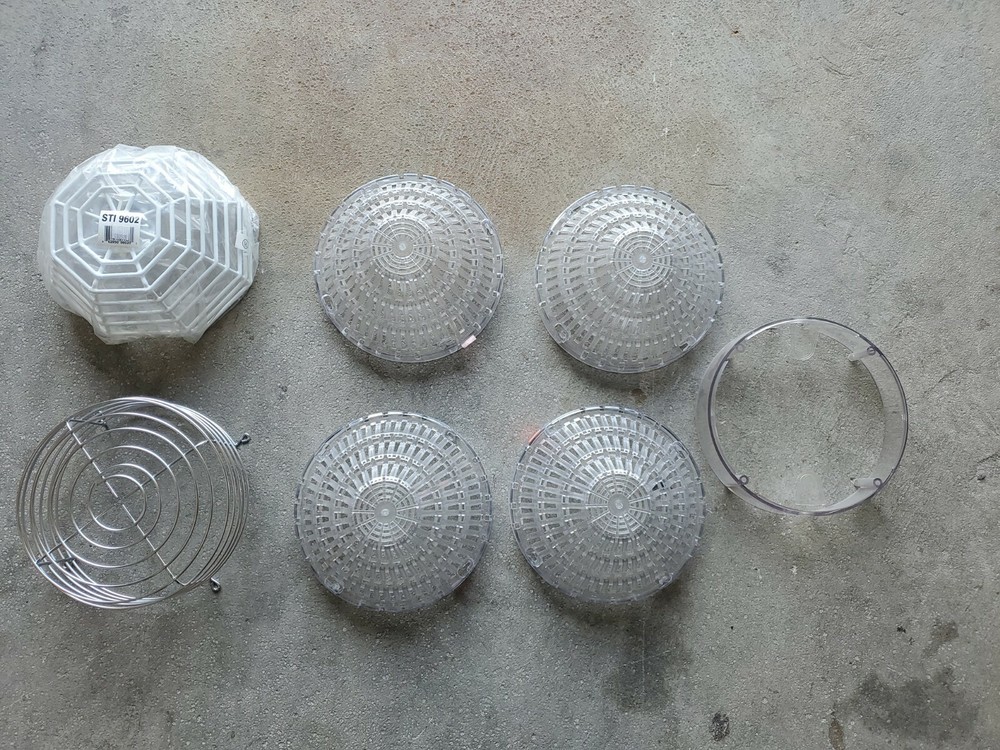 QTY. 6 MISCELLANEOUS SMOKE DETECTOR COVERS