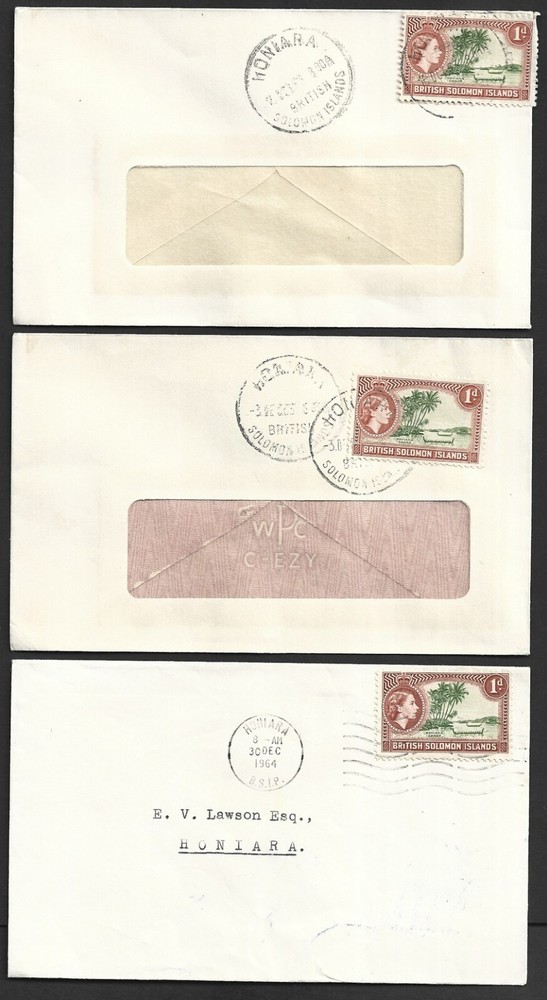 Solomon Islands 1961-69 covers (25)