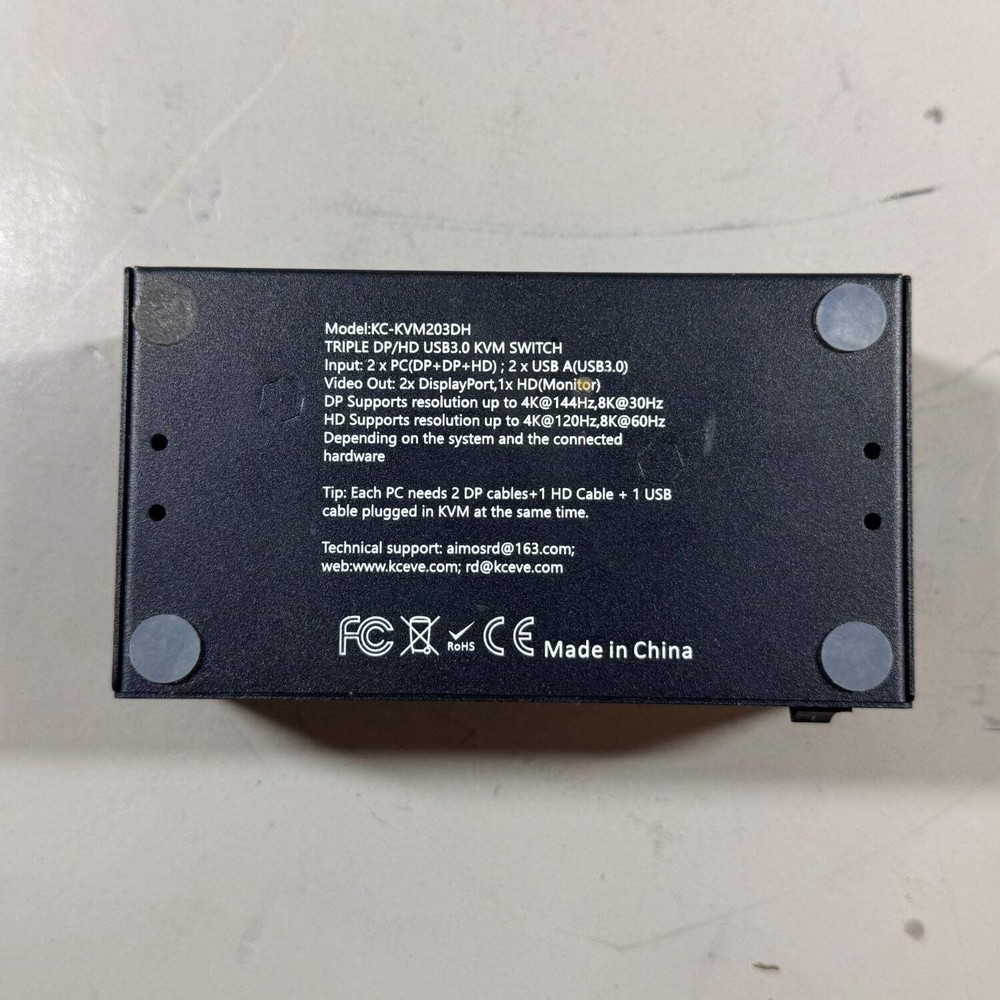 K Ceve 2x3 KVM Switch KVM Switch KC-KVM203DH
