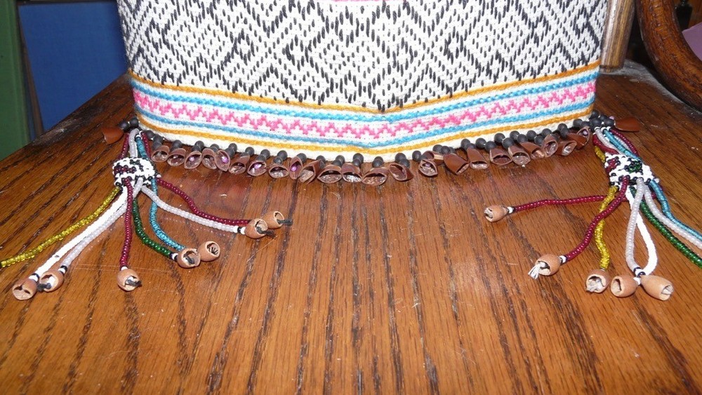 SHIPIBO PERU AMAZON INDIAN HEADDRESS