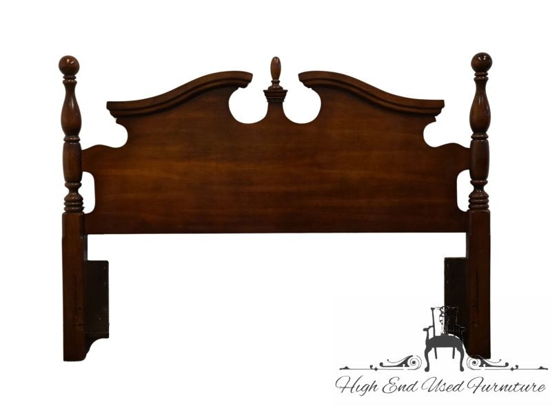 HIGH END Solid Cherry Traditional Style Queen Size Pediment Headboard 828-957...