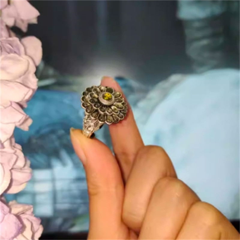 Cosplay Dark souls Ring Cloranthy Ring Video Game Adjustable Size