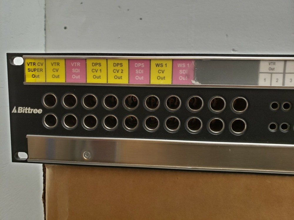 BITTREE BIPS-4 Audio & Video Integrated Patch Bay - MACHINE CONTROL- USED