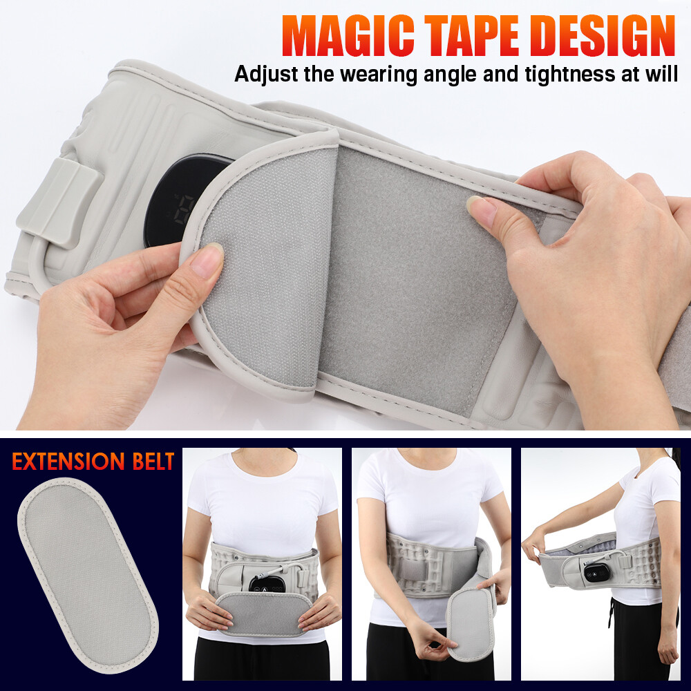 Heating Massage Decompression Belt Lumbar Support for Lower Back Pain Relief