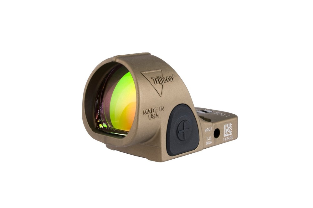 Trijicon SRO Sight Adjustable LED 2.5 MOA Red Dot – Coyote Brown Anodized