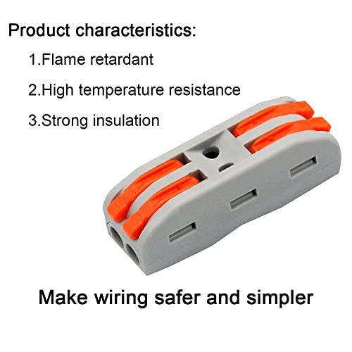 21Pcs, 2 Conductor Compact Splicing, 2 Circuit Inline Splices, 28 SPL2/21 Pcs