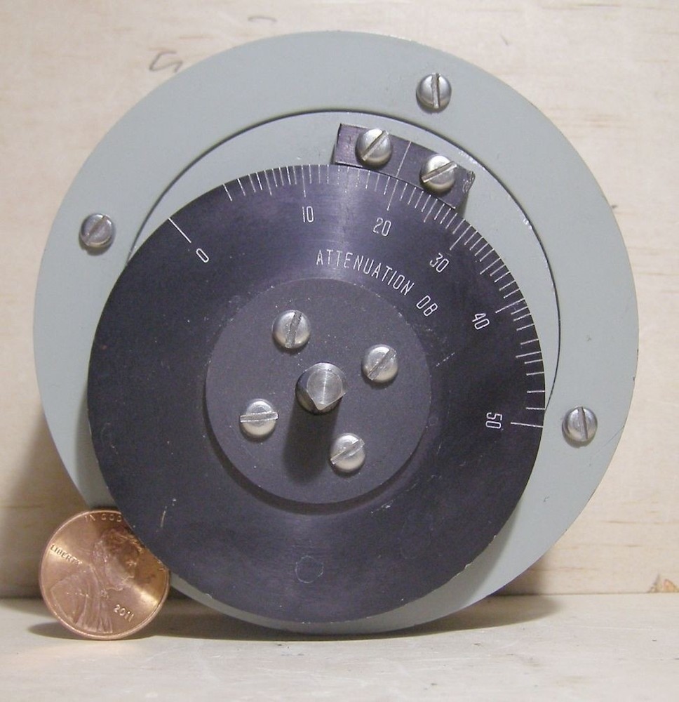 ARRA INC VARIABLE ATTENUATOR  MODEL 5624-50BP ... KNOB MISSING
