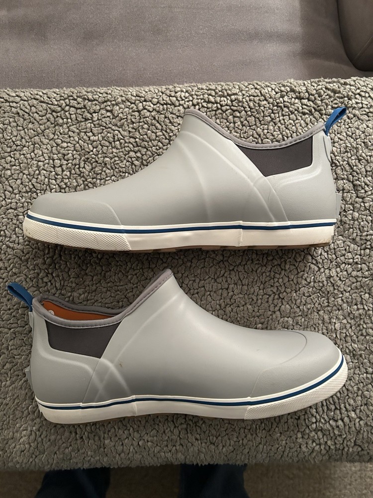 GRUNDENS DECK-BOSS ANKLE BOOTS GREY -SIZE 13