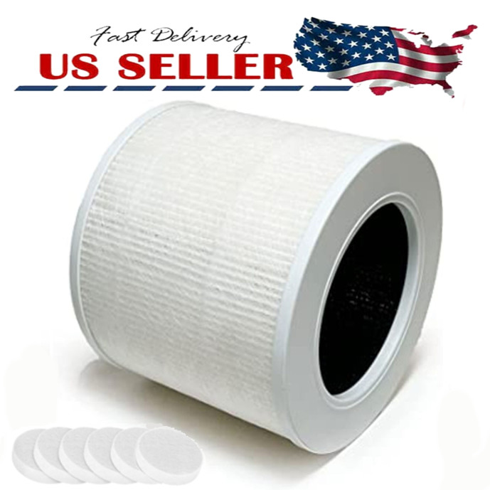 3-in-1 High-Efficiency Activated Carbon Filter for LEVOIT Core Mini Air Purifier