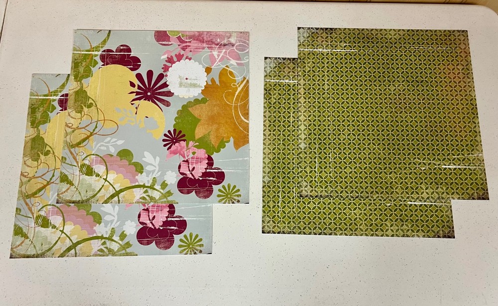 Basic Grey Perhaps 14 Sheets 12"x12", Stickers, Die Cut Alphas & Tags - READ