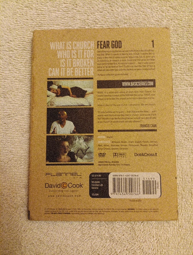 BASIC.: Fear God by Francis Chan (2010, Video Disc)